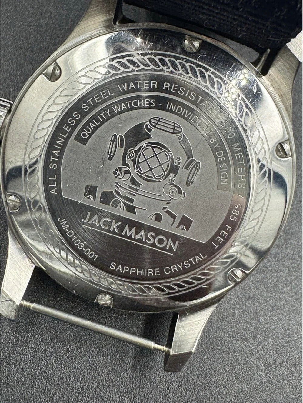 Jack Mason JM-D103-001 Black Automatic Diver - Kickstarter Limited Edition Watch